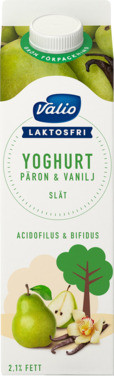 Laktosefri Yoghurt Pære/vanilje 1000g