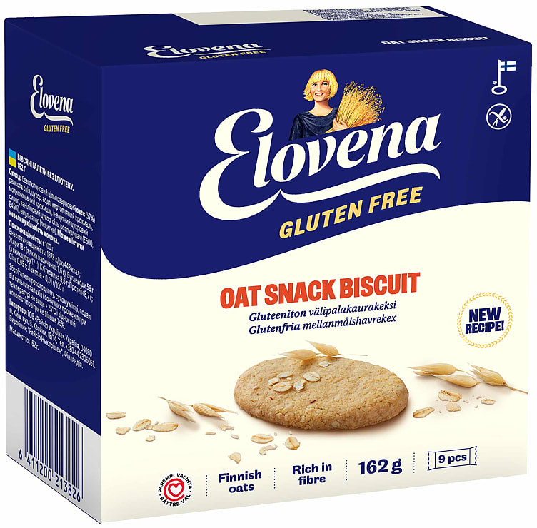 Havrekjeks 162g Gl.Fri Elovena