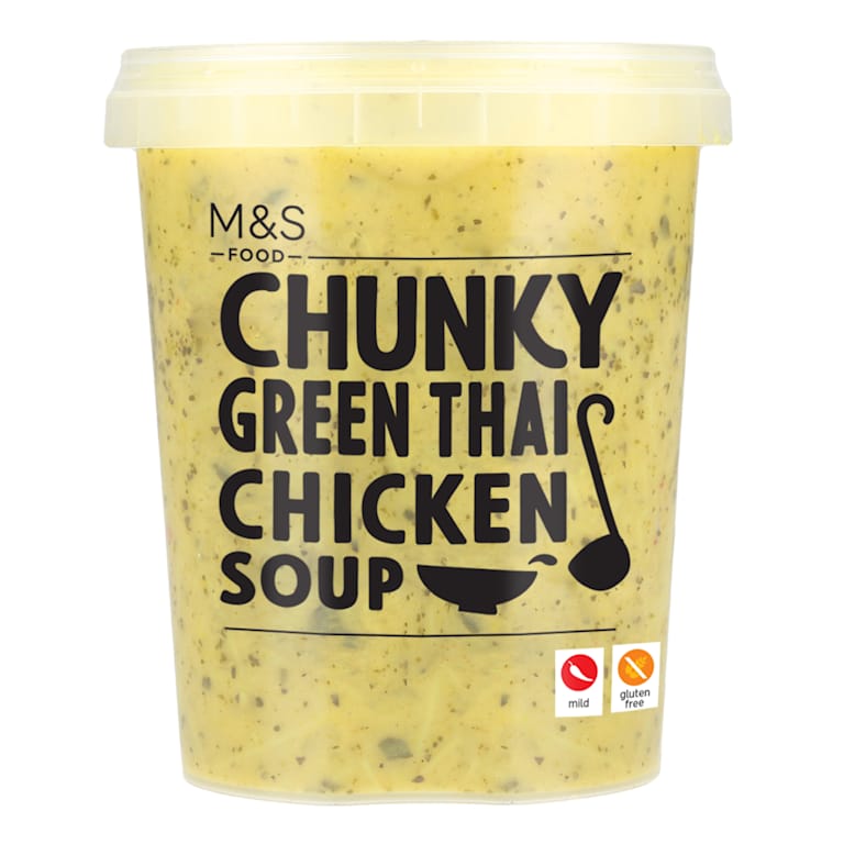 M&S Chunky Green Thai Chicken Soup
