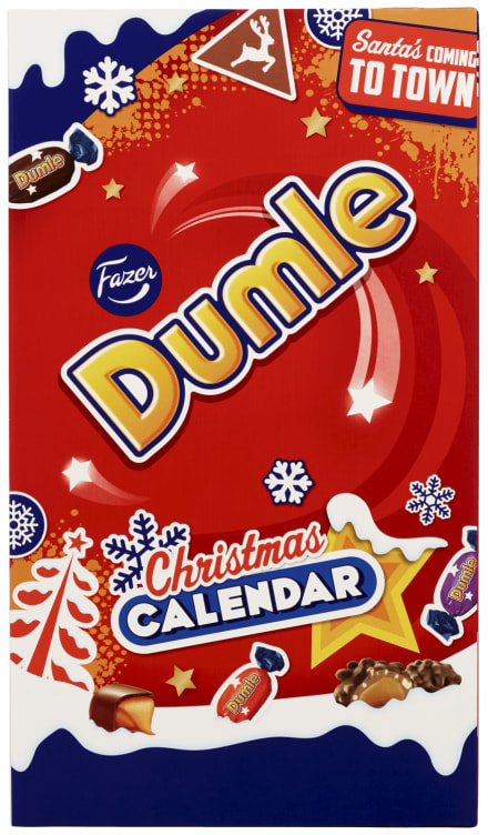 Dumle Julekalender m/Sjokolade 210g Fazer