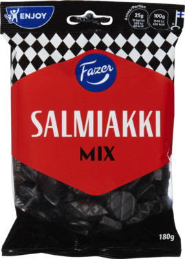 Fazer Salmiakki Mix 180g