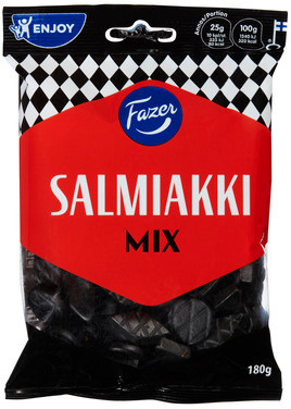 Fazer Salmiakki Mix 180g
