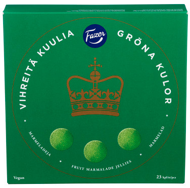 Fazer Green Jellies 500g