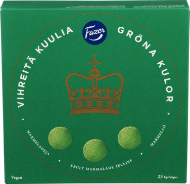 Fazer Green Jellies 500g