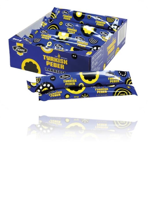 Lakrisstang Tyrkisk Peber 20g Fazer