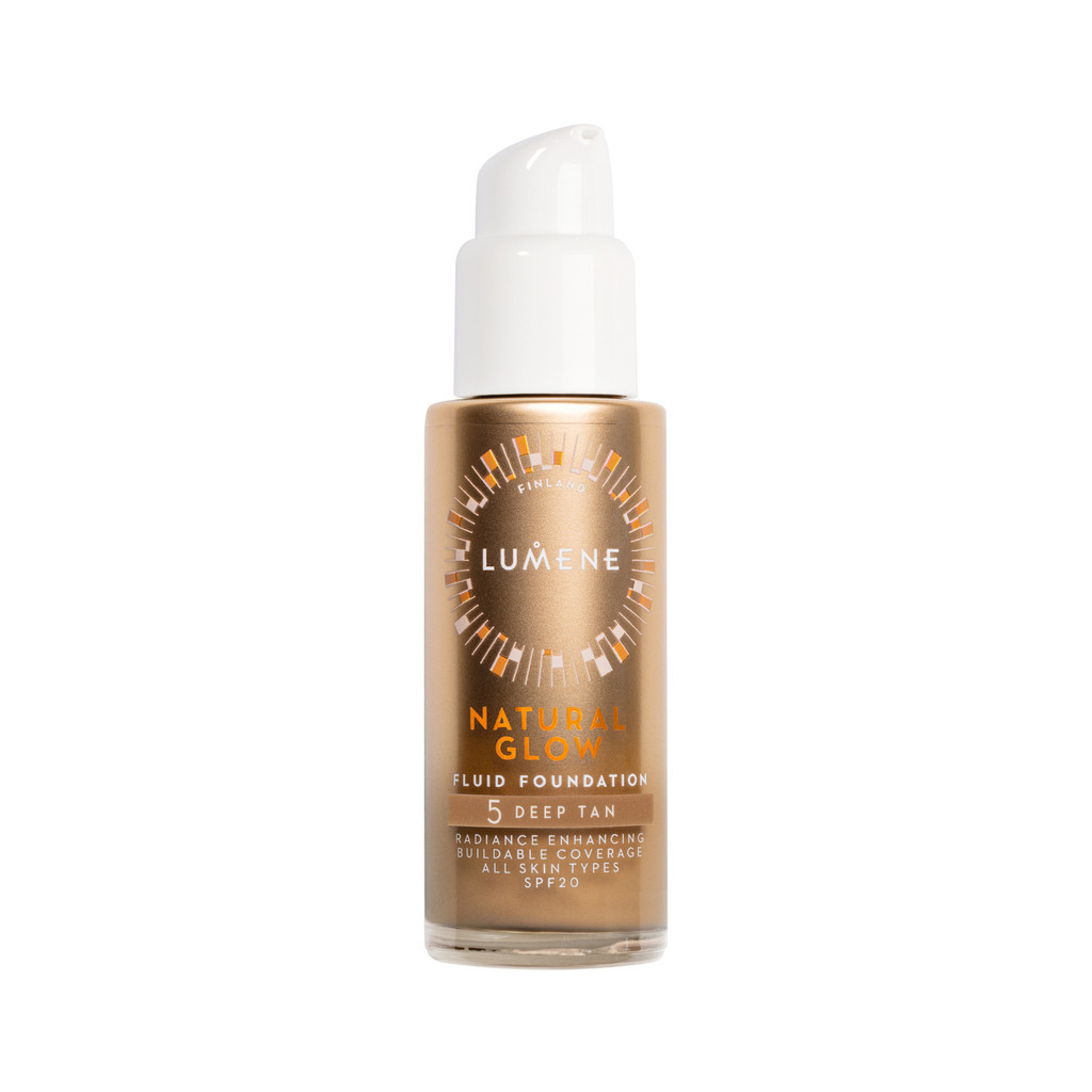 Lumene Natural Glow Fluid Foundation 5 Deep Tan
