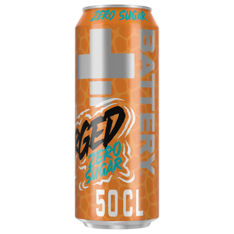 Battery Charged Peachy Blue 0,5l boks