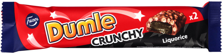 Dumle Crunchy Bar Lakris 55g Fazer