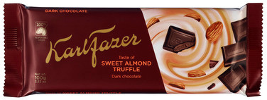 Karl Fazer Dark Sweet Almond Truffle100g