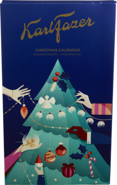 Karl Fazer Christmas Calendar 200g X 9