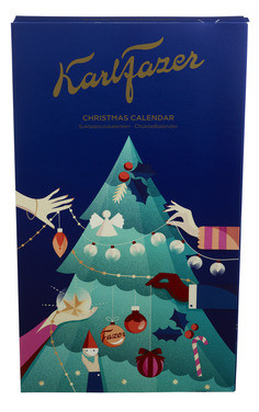 Karl Fazer Christmas Calendar 200g X 9