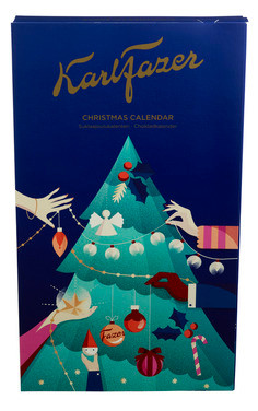 Karl Fazer Christmas Calendar 200g X 9