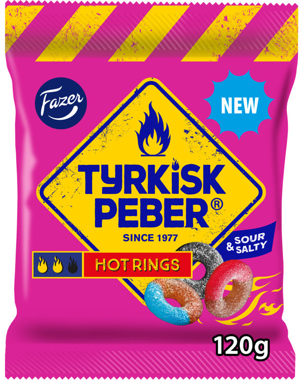 Tyrkisk Peber Hot Rings 120g Fazer
