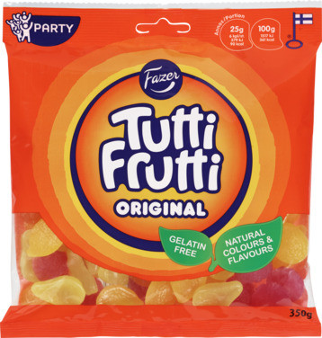 Fazer Tutti Frutti Original Natural 350g