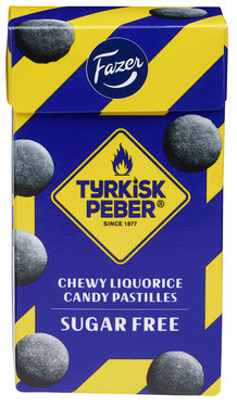 Fazer Tyrkisk Peber Sugarfree Pastill 40g