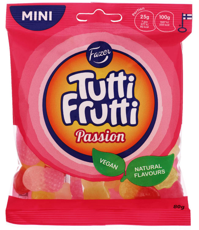 Tutti Frutti Passion 80g Fazer