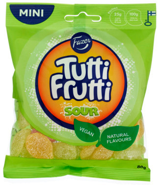 Fazer Tutti Frutti Sour 80g