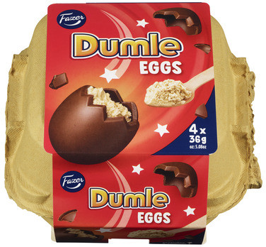 Fazer Dumle Mousse Egg 4-pack 144g