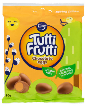 Fazer Tutti Frutti Chocolate Eggs 130g