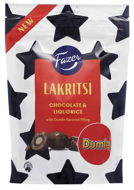 Dumle Lakris Sjokolade 135g Fazer
