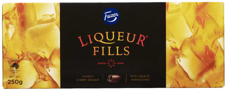 Liqueur Fills Sjokolade 250g Fazer