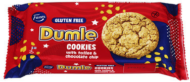 Fazer Dumle Glutenfri Cookies 140g