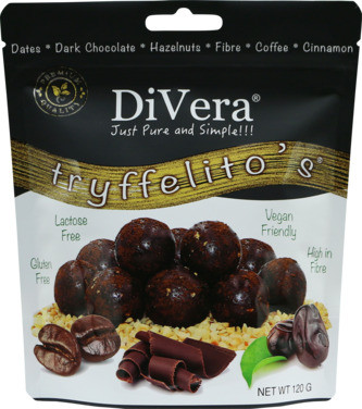 Divera Tryffelito's Coffee Chinamon Balls 120g