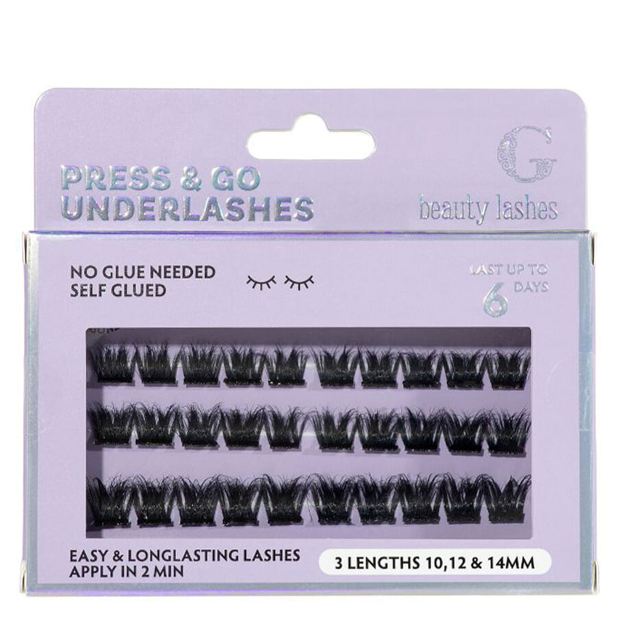 G Beauty Lashes Press & go Underlashes Glam