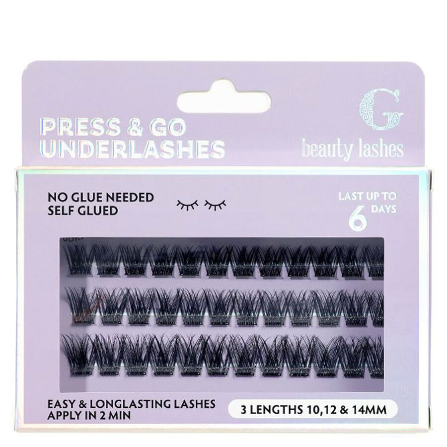 G Beauty Lashes Press & Go Underlashes Rave