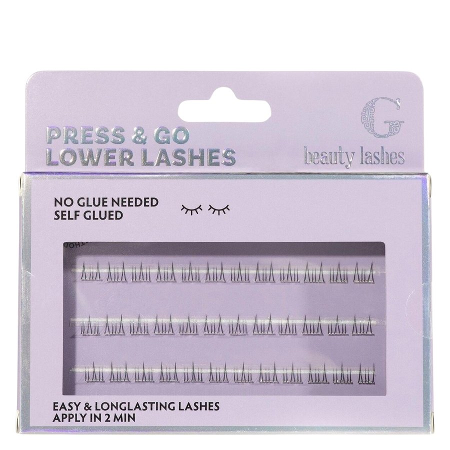 G Beauty Lashes Press & Go Lower Lashes Natural