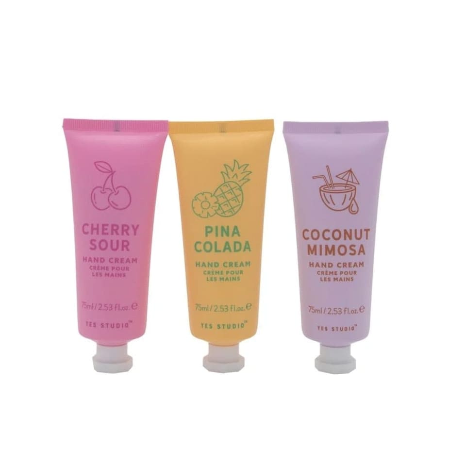 Yes Studio Fruity Cocktail Hand Cream Trio Gift Set
