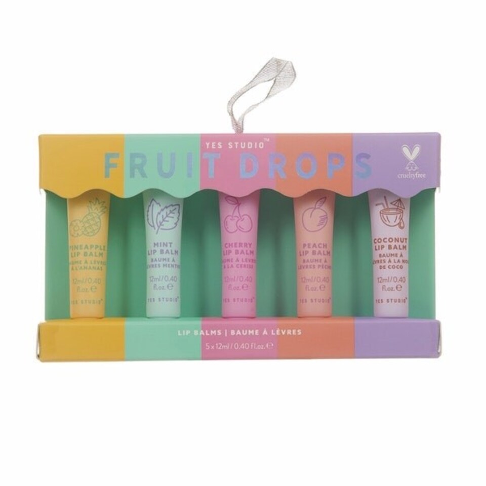 Yes Studio Fruit Drops Lip Balms 5 Pack