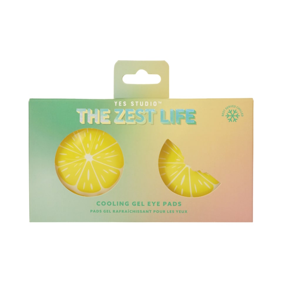 Yes Studio Cooling Gel Eye Pads - Lemon Slices