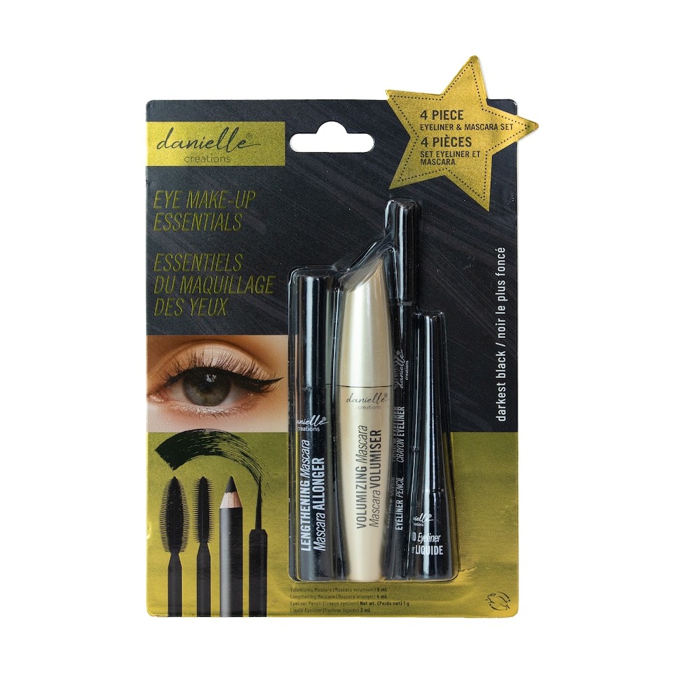Danielle Creations Mascara & Eyeliner Gift Set 4pcs
