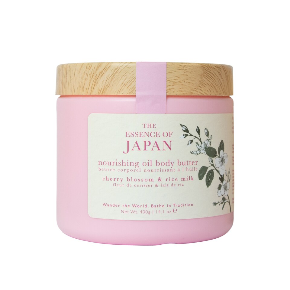 Wanderflower Essence of Japan Oil Body Butter 400g