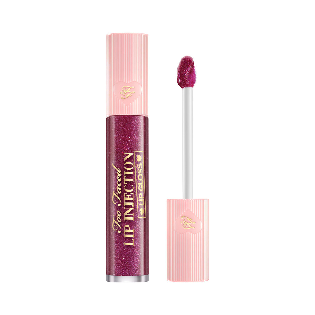 Too Faced Lip Injection Lip Gloss Cooling Instant Lip Plumper Hit Send