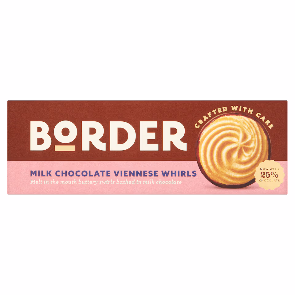 Border Biscuits Chocolate Viennese Whirls 150G