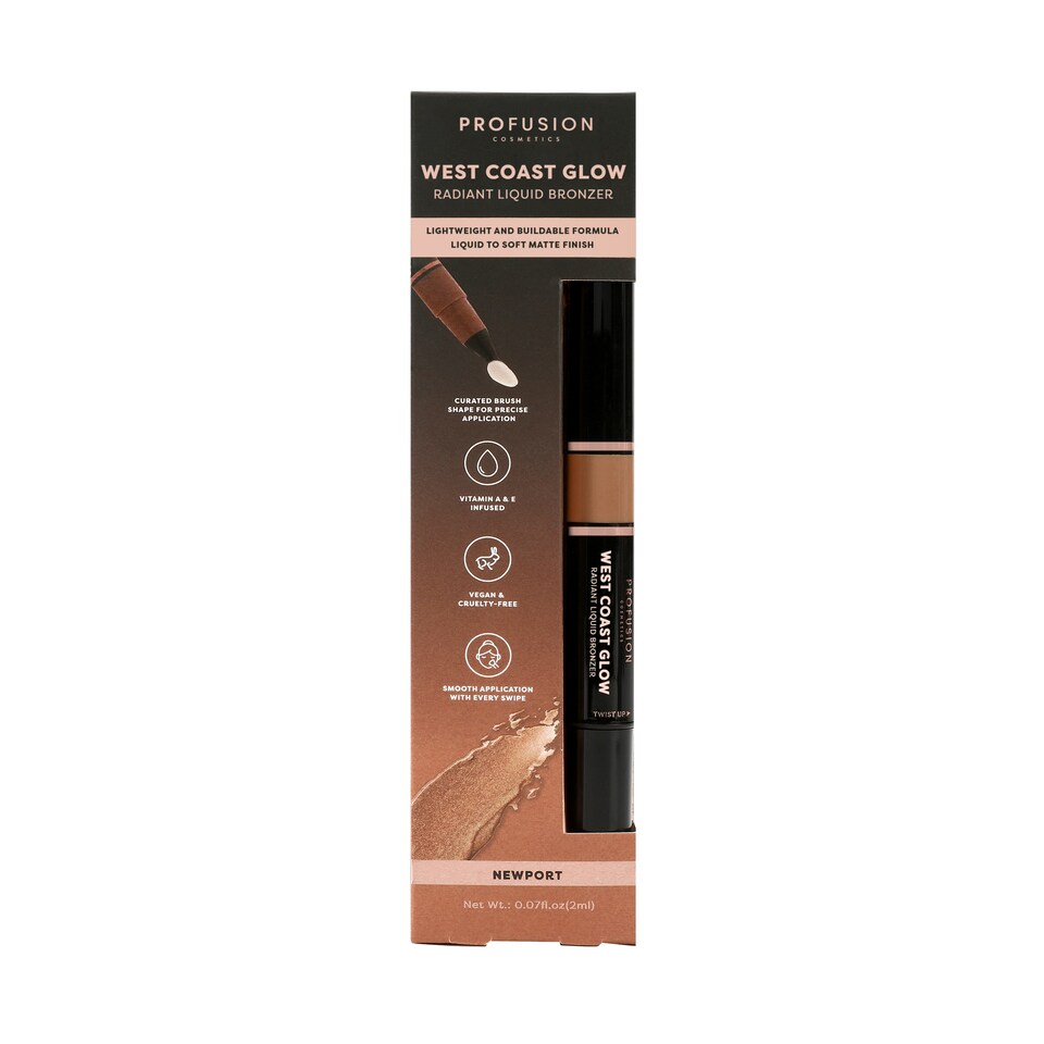 West Coast Glow Liquid Bronzer - Newport | Bronze