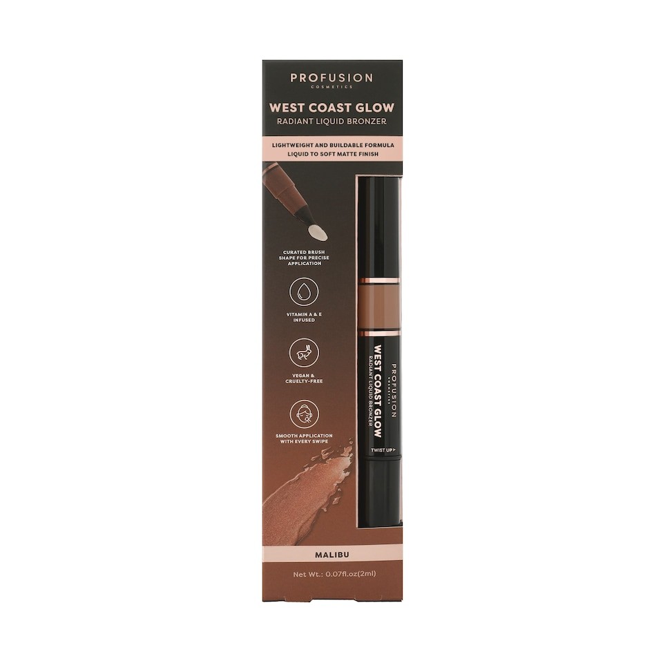 West Coast Glow Liquid Bronzer - Malibu | Bronze