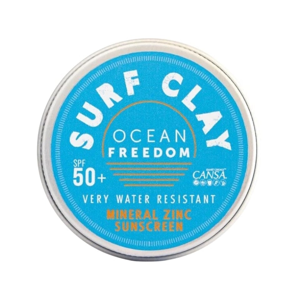 Ocean Freedom Surf Clay Mineral Zinc Sun Cream SPF 50+ Blue Tint 50g
