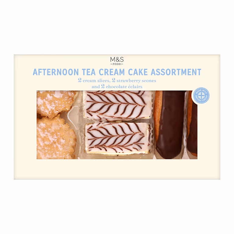 M&S Afternoon Tea Cream Cake Assortment