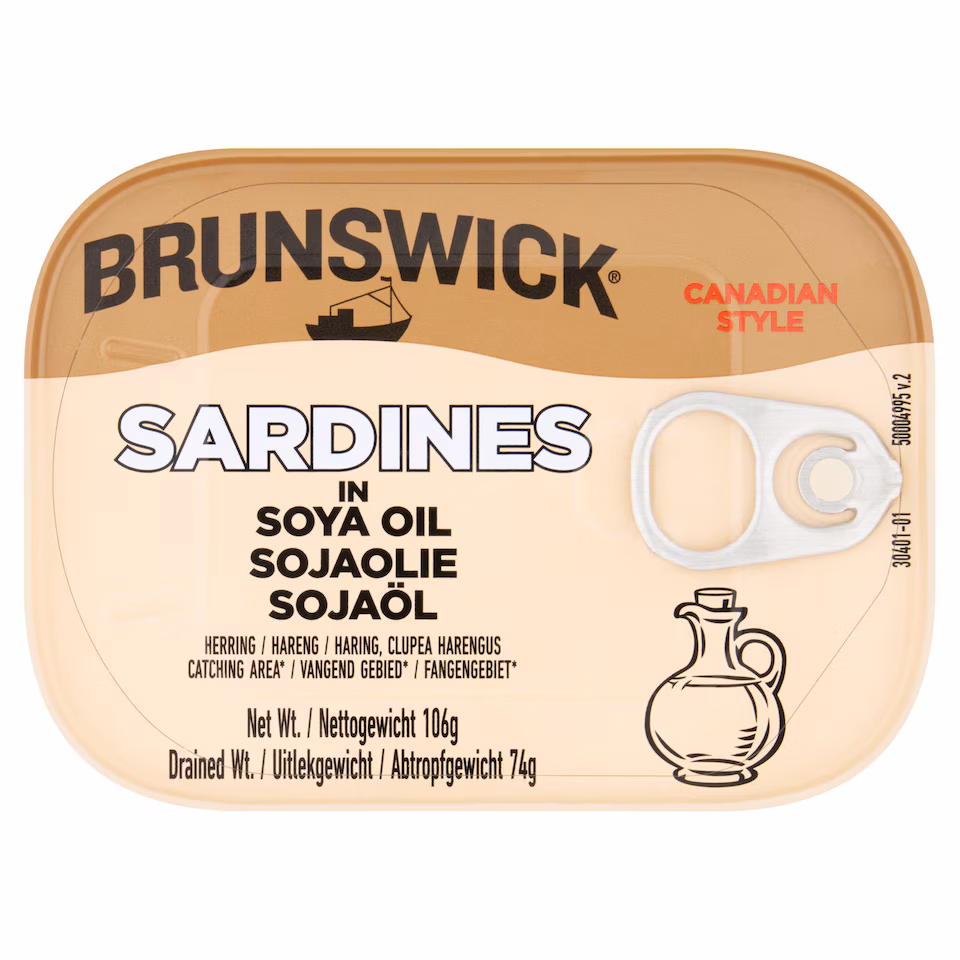 Brunswick Sardines In Soya Oil 106G