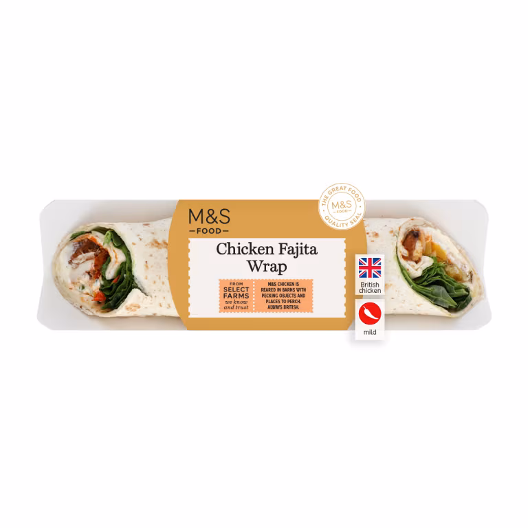 M&S Chicken Fajita Wrap