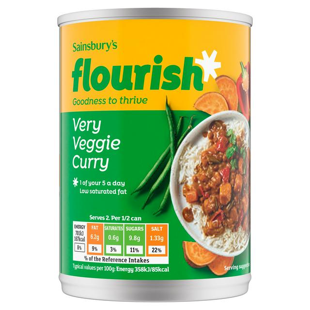 Sainsbury's Flourish Very Veggie Curry 392g