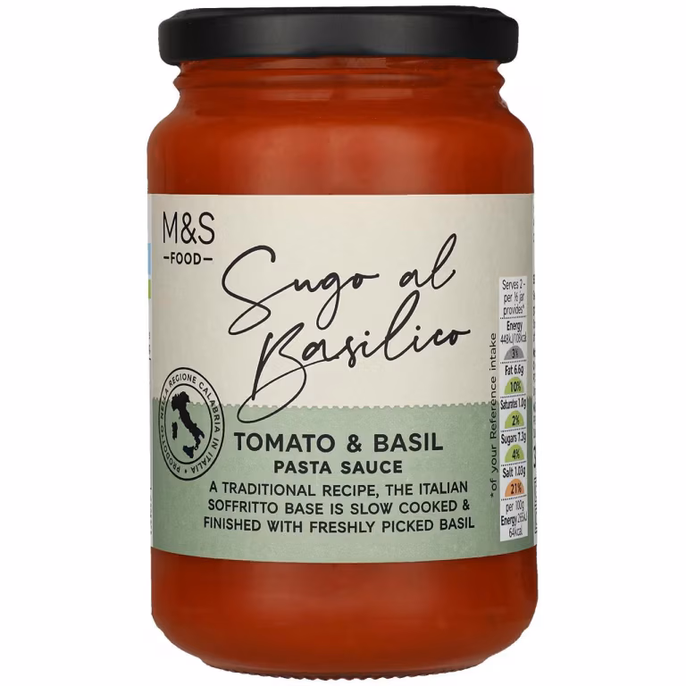 M&S Tomato and Basil Pasta Sauce