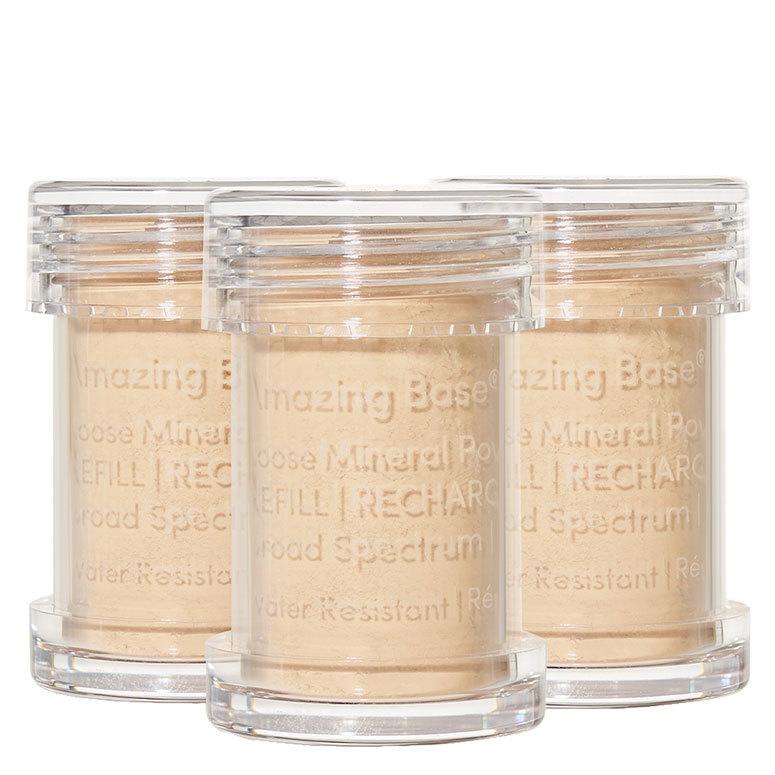 jane iredale Amazing Base Refillable Brush Satin 3 Pack Refills