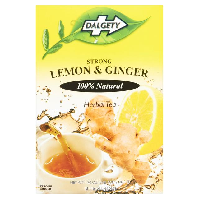 Dalgety Strong Lemon & Ginger Herbal Teabags x18 54g