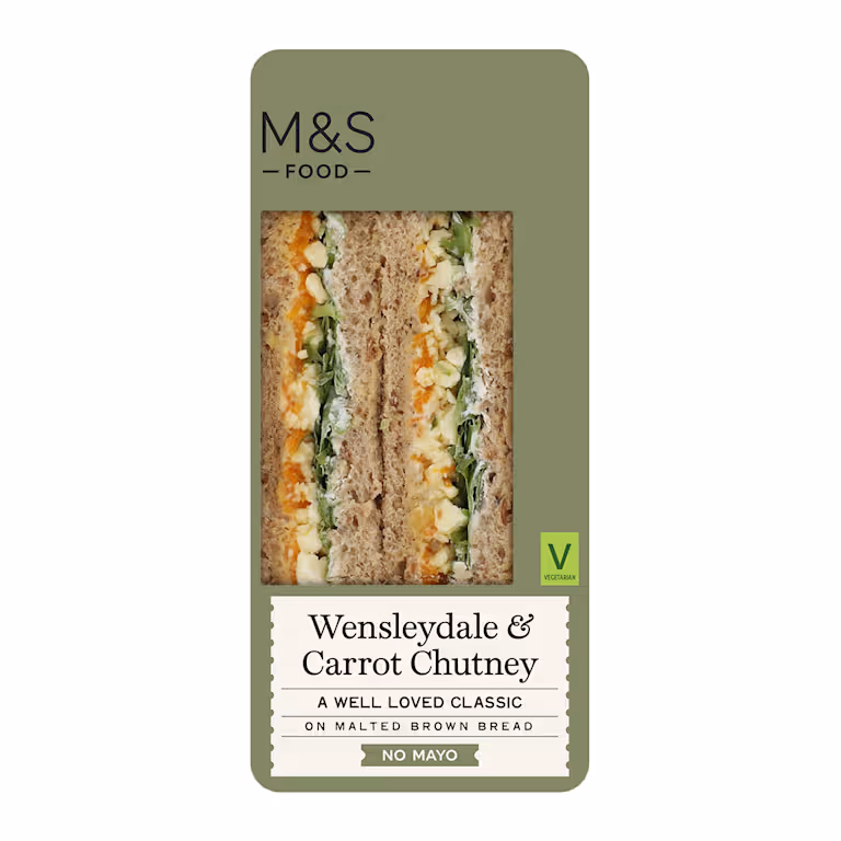 M&S Wensleydale & Carrot Chutney