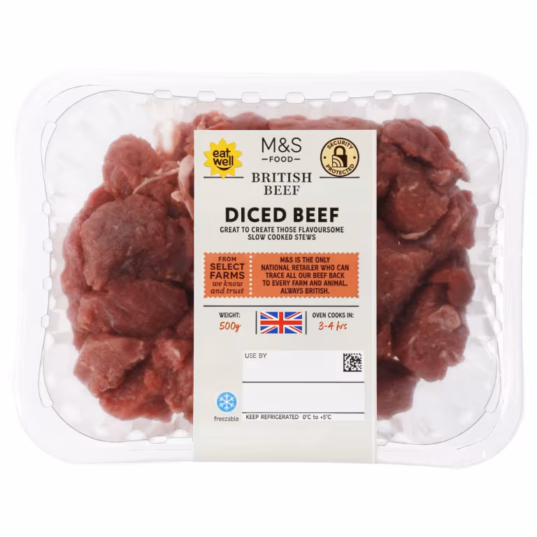 M&S British Diced Beef