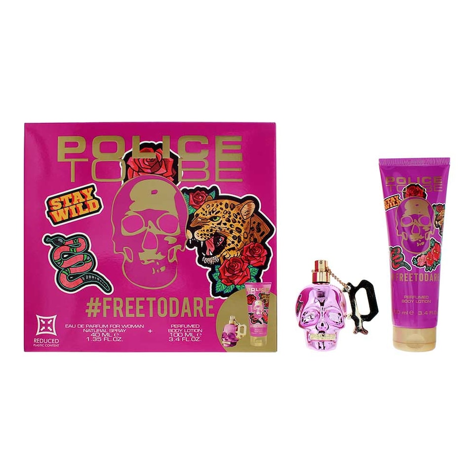 Police To Be Freetodare Gift Set 40ml EDP Spray - Body Lotion 100ml